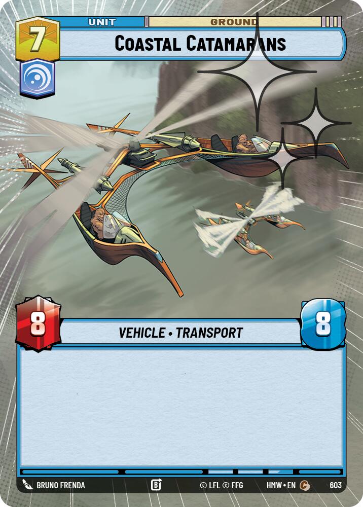Coastal Catamarans [Hyperspace Foil] (Homeworlds)(HMW-603)(C)
