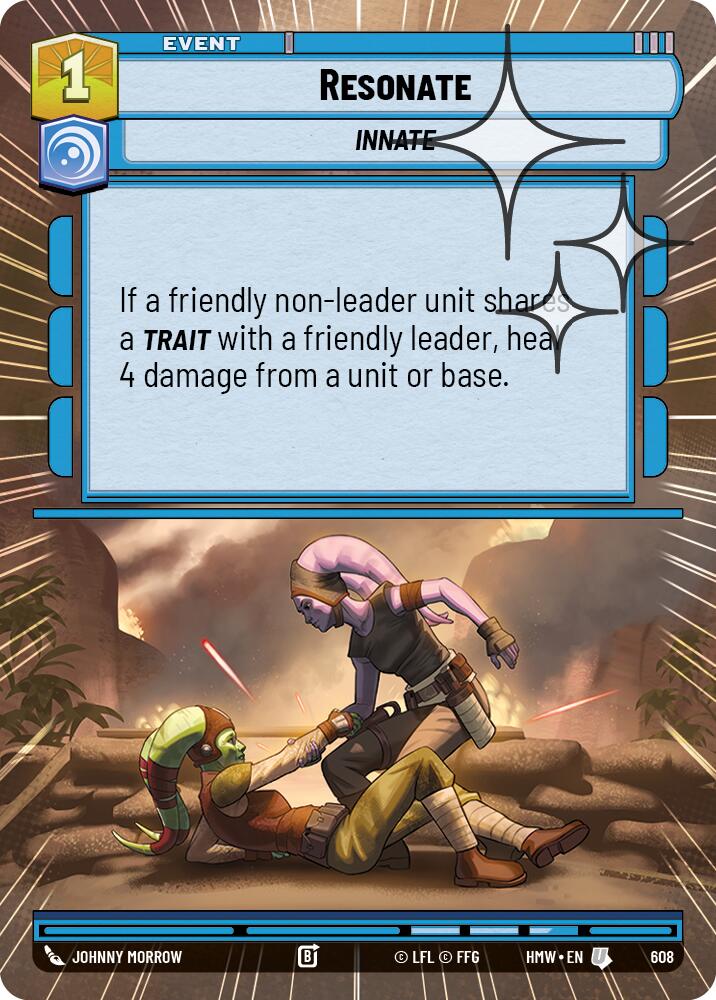 Resonate [Hyperspace Foil] (Homeworlds)(HMW-608)(U)