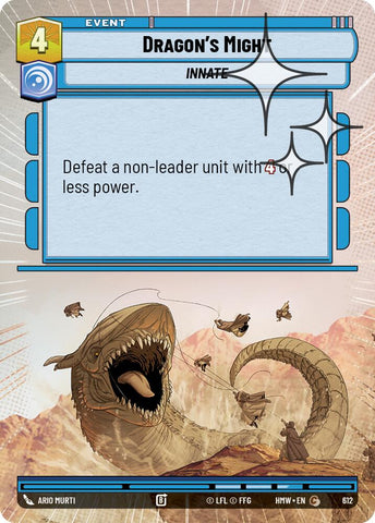 Dragon's Might [Hyperspace Foil] (Homeworlds)(HMW-612)(C)