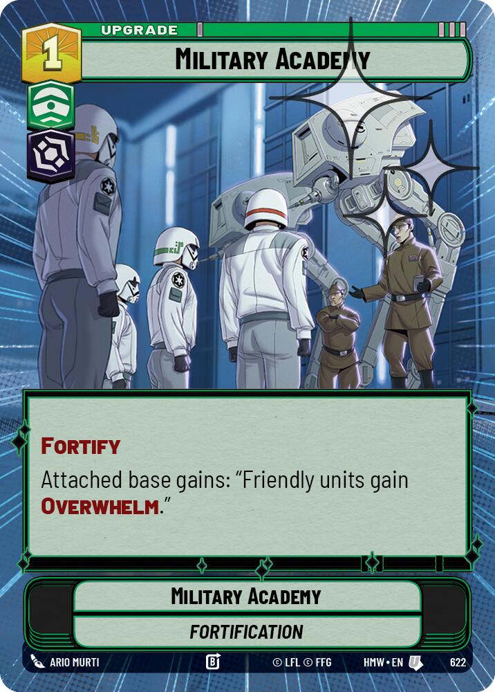 Military Academy [Hyperspace Foil] (Homeworlds)(HMW-622)(U)