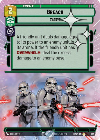 Breach [Hyperspace Foil] (Homeworlds)(HMW-624)(R)