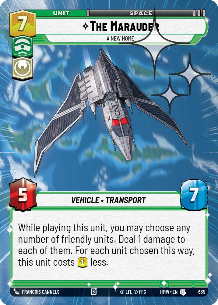 The Marauder - A New Home [Hyperspace Foil] (Homeworlds)(HMW-635)(U)