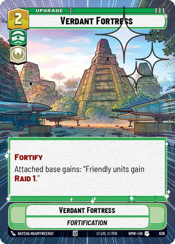 Verdant Fortress [Hyperspace Foil] (Homeworlds)(HMW-636)(U)