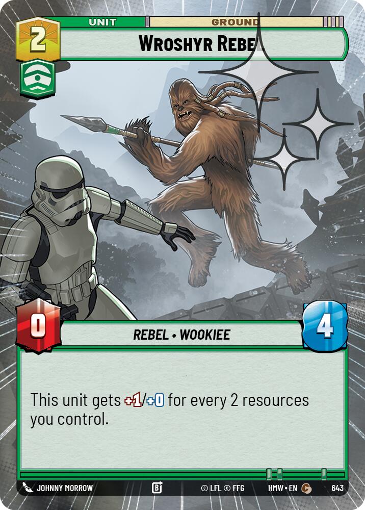 Wroshyr Rebel [Hyperspace Foil] (Homeworlds)(HMW-643)(C)