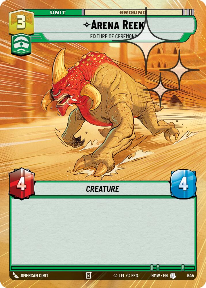 Arena Reek - Fixture of Ceremony [Hyperspace Foil] (Homeworlds)(HMW-645)(U)