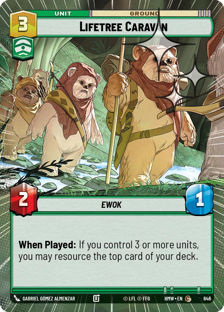 Lifetree Caravan [Hyperspace Foil] (Homeworlds)(HMW-646)(C)