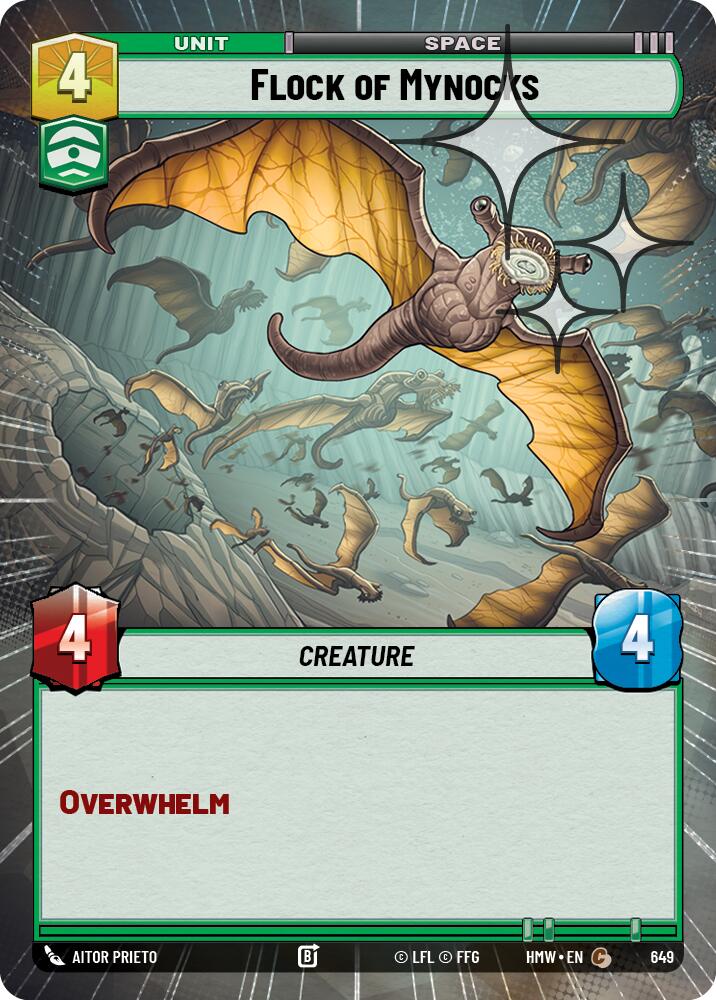 Flock of Mynocks [Hyperspace Foil] (Homeworlds)(HMW-649)(C)