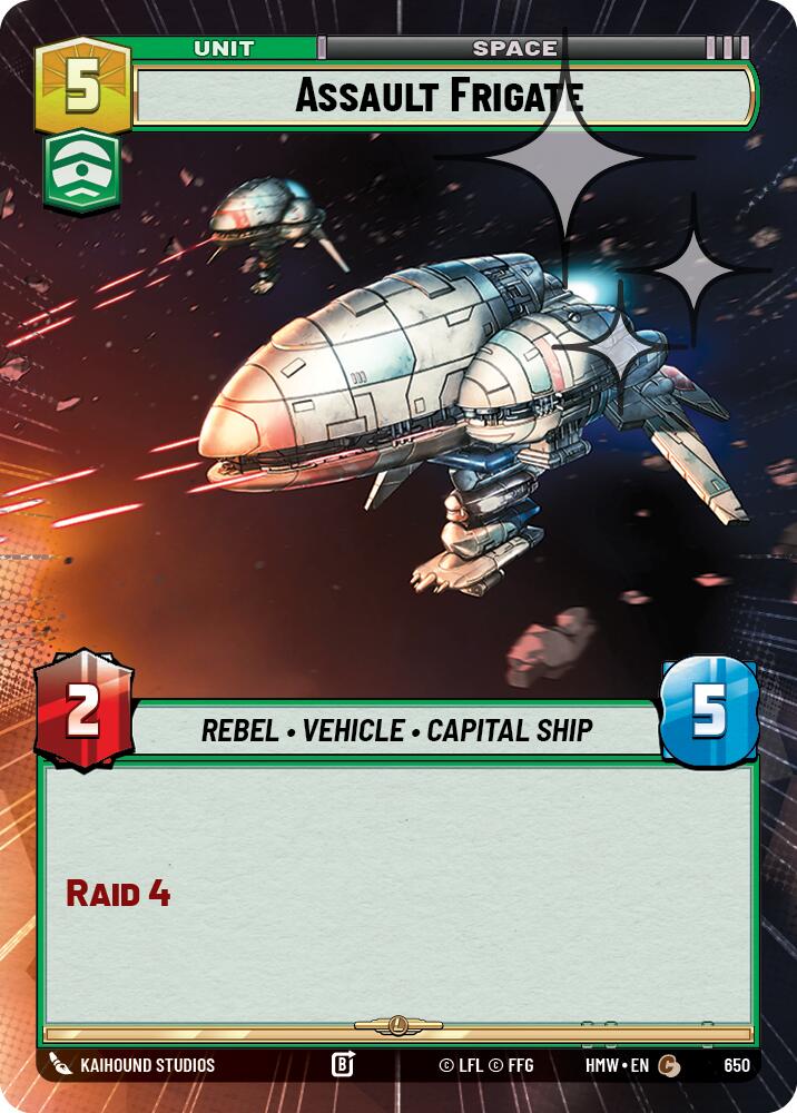 Assault Frigate [Hyperspace Foil] (Homeworlds)(HMW-650)(C)