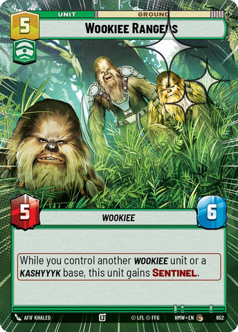Wookiee Rangers [Hyperspace Foil] (Homeworlds)(HMW-652)(C)
