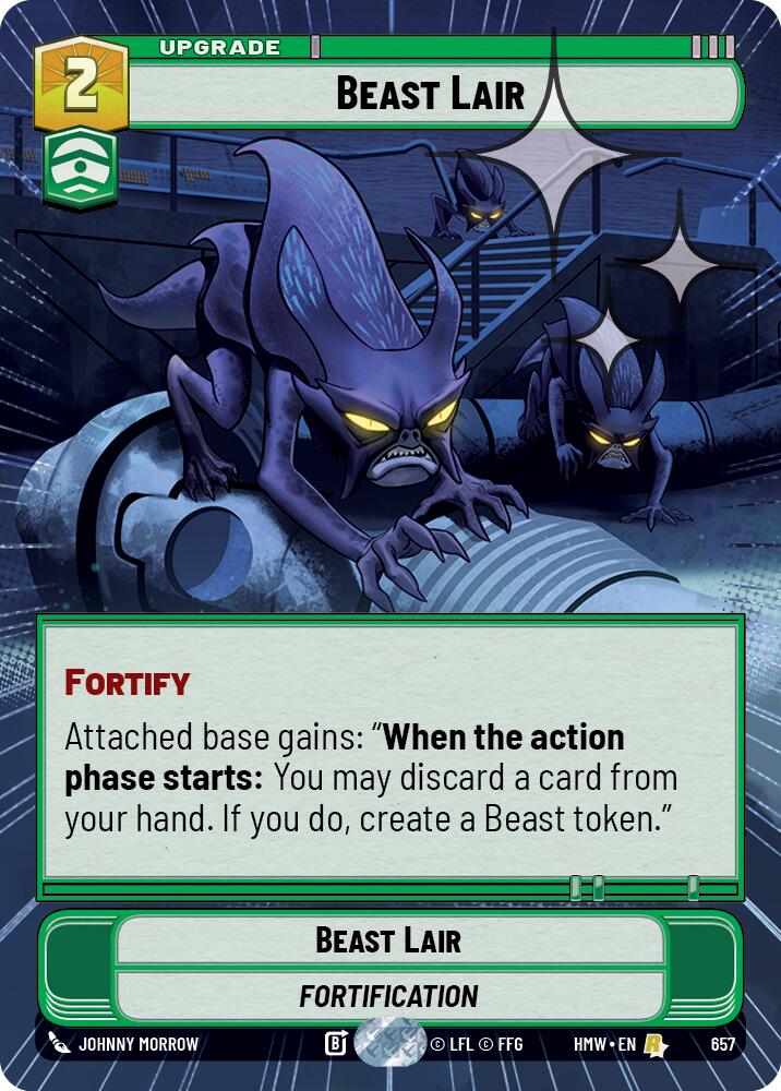 Beast Lair [Hyperspace Foil] (Homeworlds)(HMW-657)(R)