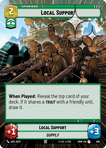 Local Support [Hyperspace Foil] (Homeworlds)(HMW-658)(U)