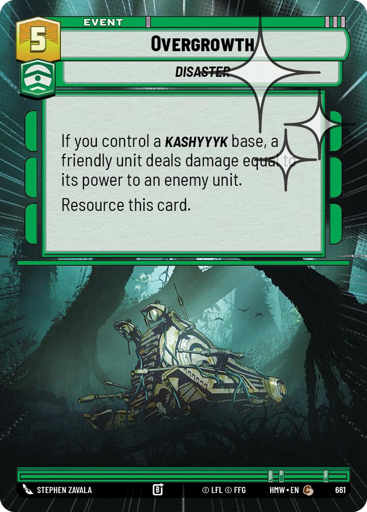 Overgrowth [Hyperspace Foil] (Homeworlds)(HMW-661)(C)