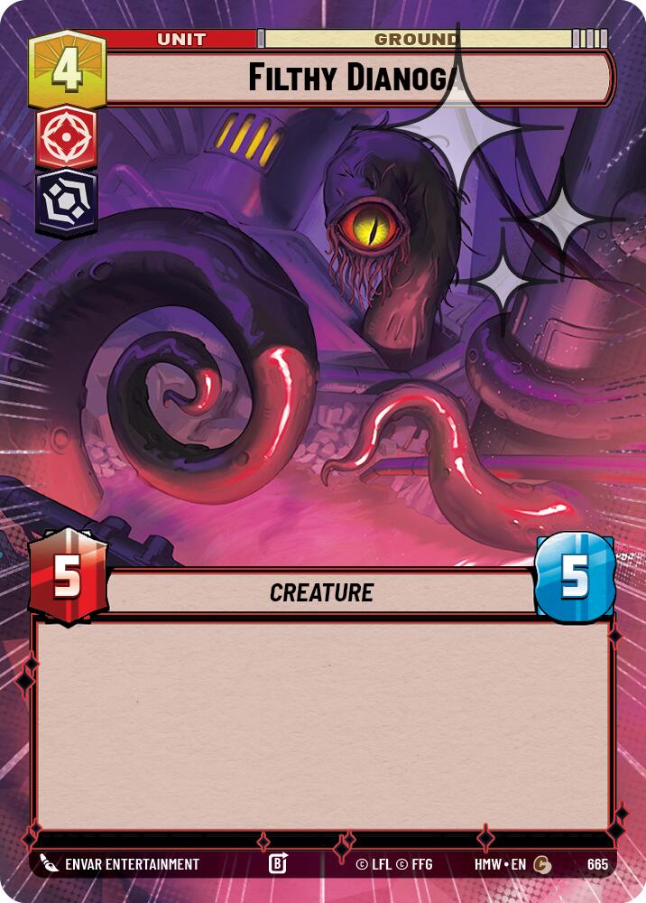 Filthy Dianoga [Hyperspace Foil] (Homeworlds)(HMW-665)(C)