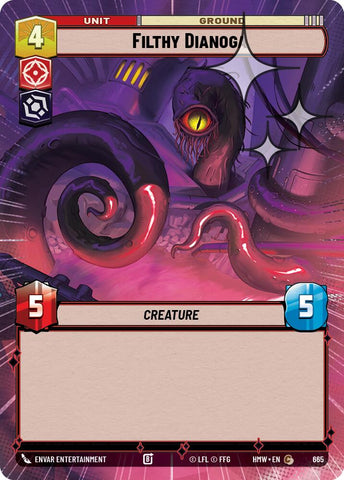 Filthy Dianoga [Hyperspace Foil] (Homeworlds)(HMW-665)(C)