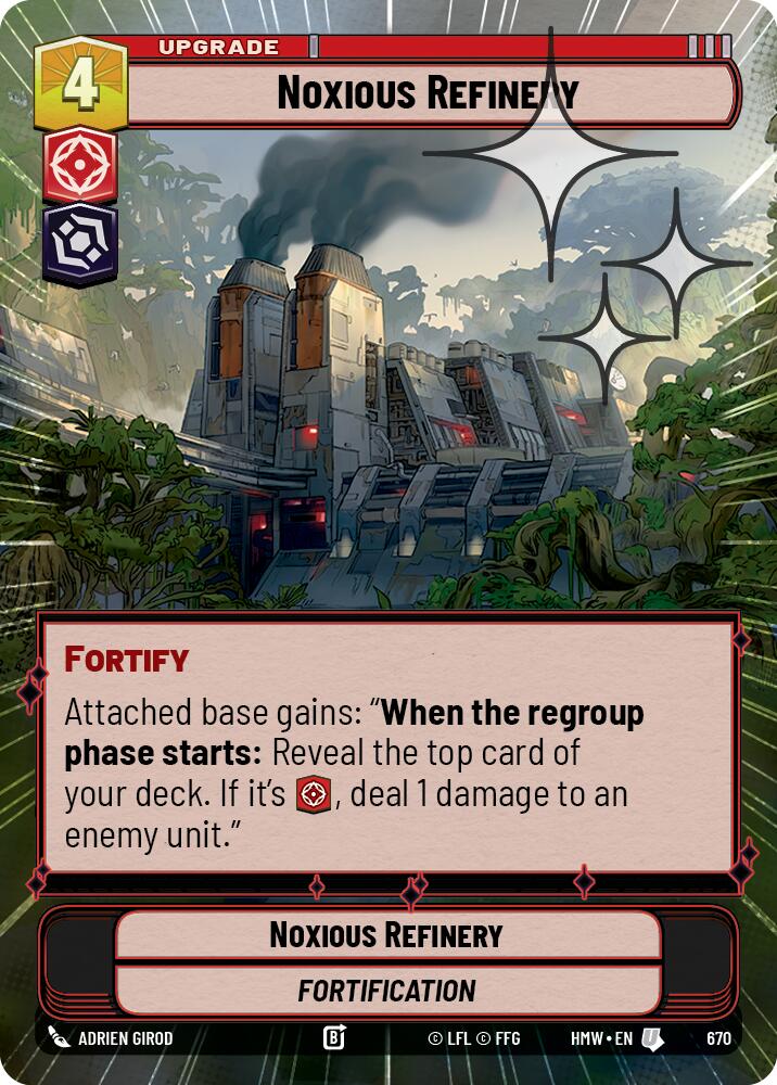 Noxious Refinery [Hyperspace Foil] (Homeworlds)(HMW-670)(U)