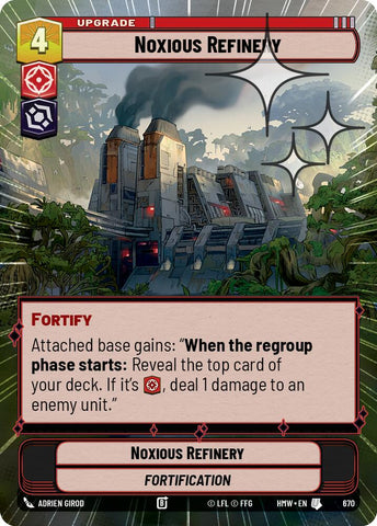 Noxious Refinery [Hyperspace Foil] (Homeworlds)(HMW-670)(U)