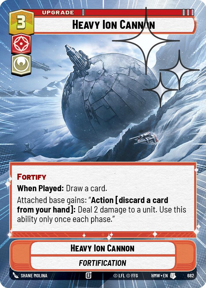 Heavy Ion Cannon [Hyperspace Foil] (Homeworlds)(HMW-682)(U)