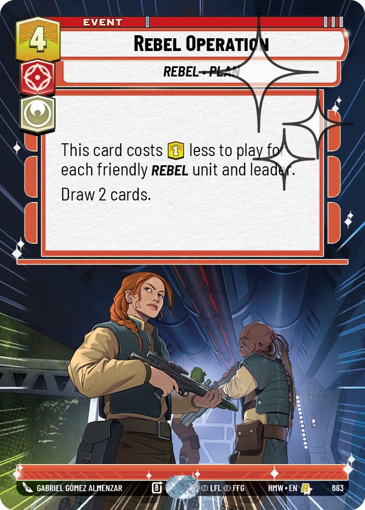 Rebel Operation [Hyperspace Foil] (Homeworlds)(HMW-683)(R)