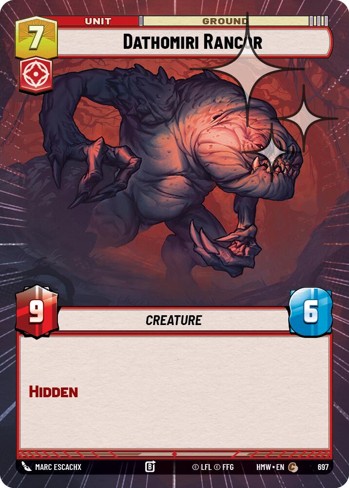 Dathomiri Rancor [Hyperspace Foil] (Homeworlds)(HMW-697)(C)