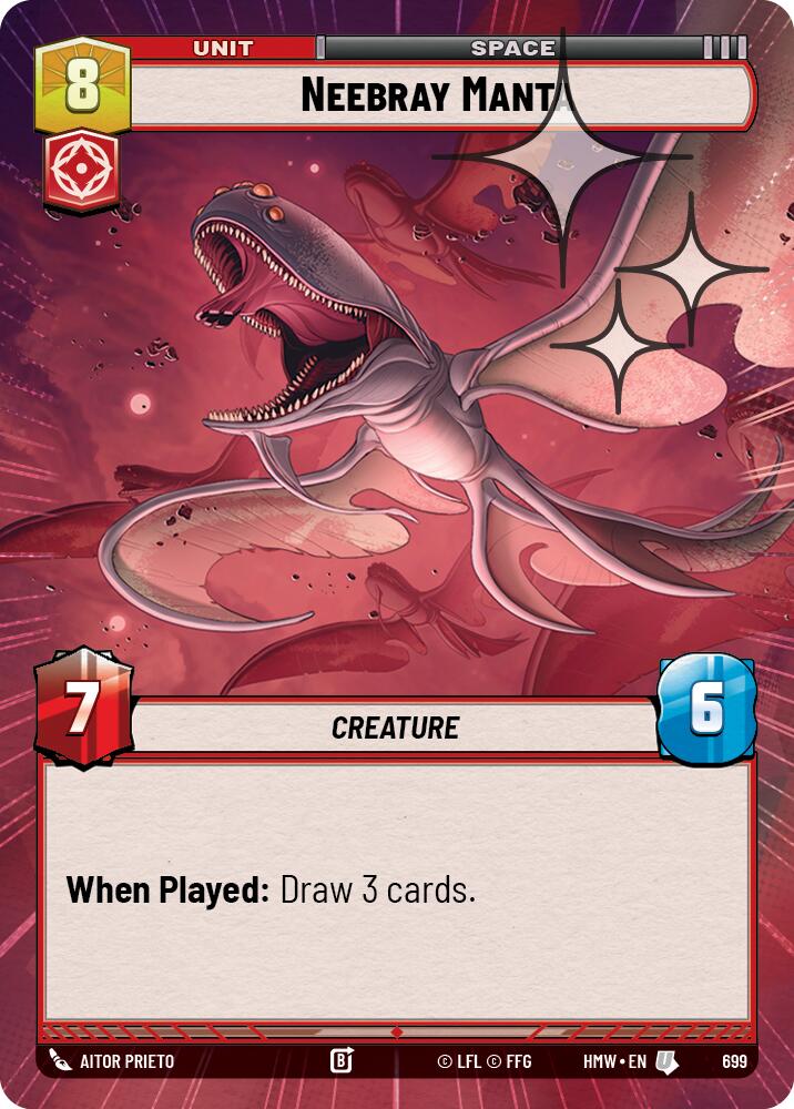 Neebray Manta [Hyperspace Foil] (Homeworlds)(HMW-699)(U)