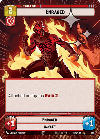 Enraged [Hyperspace Foil] (Homeworlds)(HMW-700)(C)
