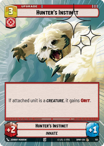 Hunter's Instinct [Hyperspace Foil] (Homeworlds)(HMW-701)(C)