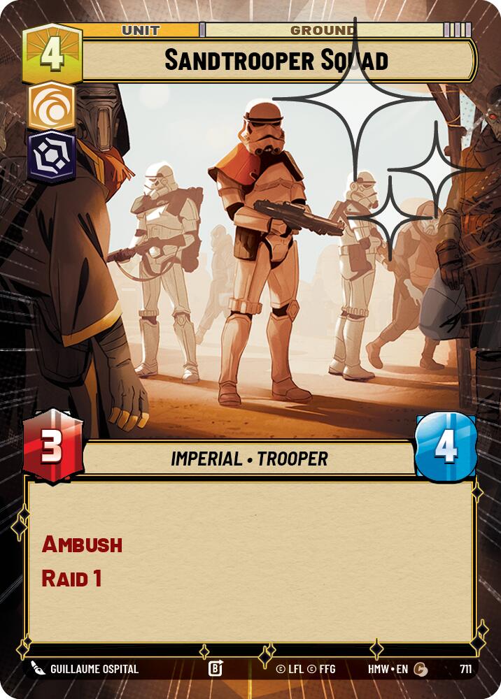 Sandtrooper Squad [Hyperspace Foil] (Homeworlds)(HMW-711)(C)