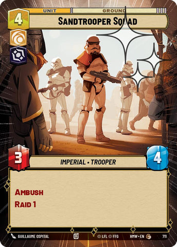 Sandtrooper Squad [Hyperspace Foil] (Homeworlds)(HMW-711)(C)