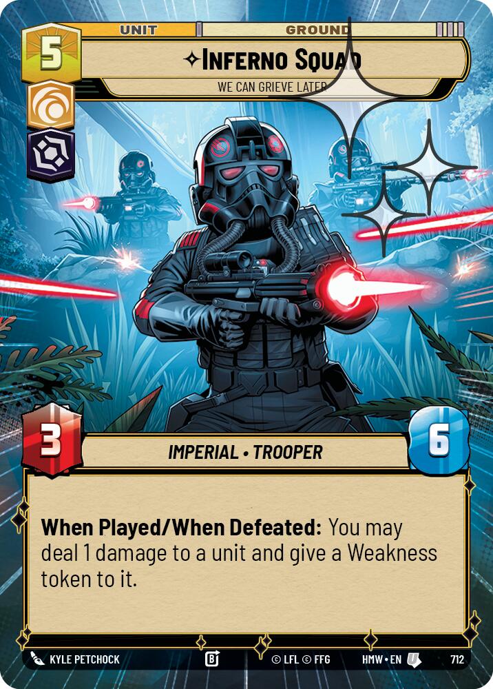 Inferno Squad - We Can Grieve Later [Hyperspace Foil] (Homeworlds)(HMW-712)(U)