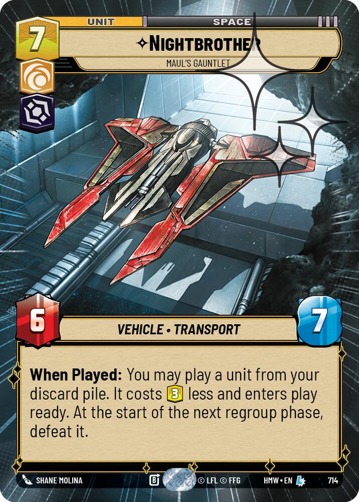 Nightbrother - Maul's Gauntlet [Hyperspace Foil] (Homeworlds)(HMW-714)(L)
