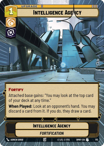 Intelligence Agency [Hyperspace Foil] (Homeworlds)(HMW-715)(U)