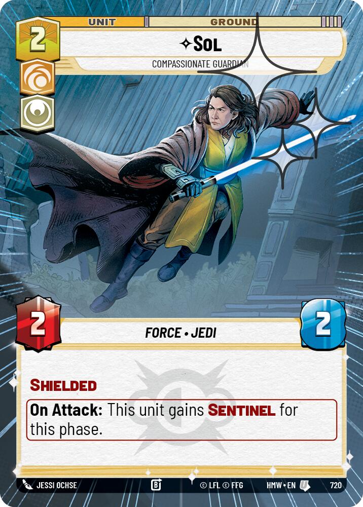 Sol - Compassionate Guardian [Hyperspace Foil] (Homeworlds)(HMW-720)(U)