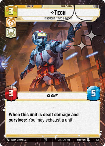 Tech - I Thought It Was Obvious [Hyperspace Foil] (Homeworlds)(HMW-721)(U)