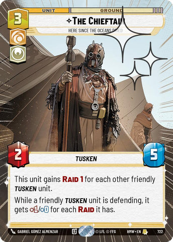 The Chieftain - Here Since the Oceans Dried [Hyperspace Foil] (Homeworlds)(HMW-722)(R)