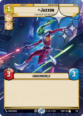 Jaxxon - I Can Hear You Breathing! [Hyperspace Foil] (Homeworlds)(HMW-729)(R)