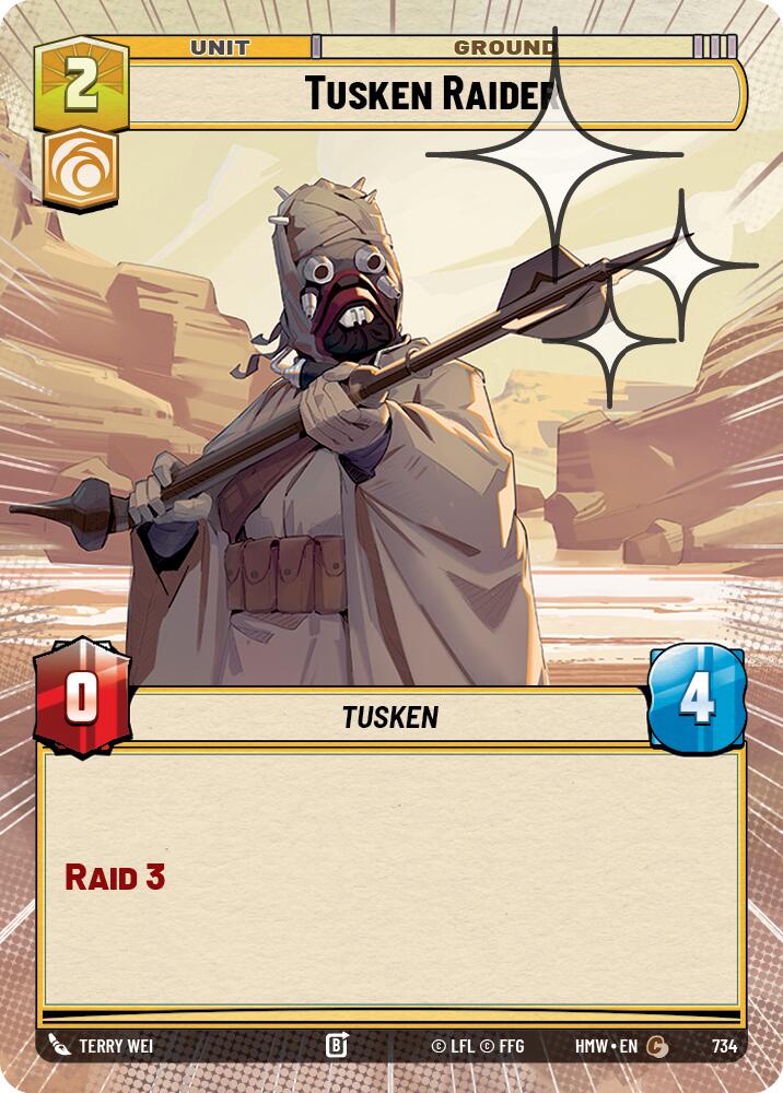 Tusken Raider [Hyperspace Foil] (Homeworlds)(HMW-734)(C)