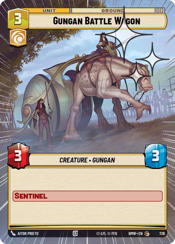 Gungan Battle Wagon [Hyperspace Foil] (Homeworlds)(HMW-736)(C)