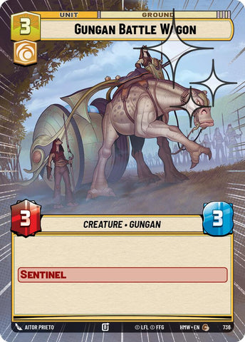 Gungan Battle Wagon [Hyperspace Foil] (Homeworlds)(HMW-736)(C)