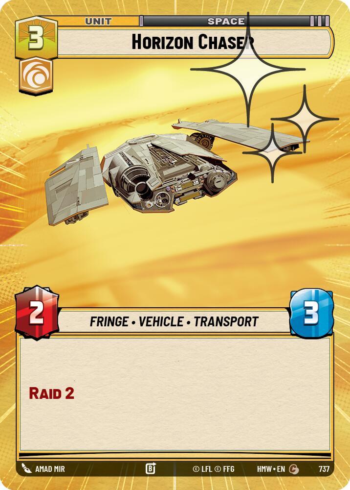 Horizon Chaser [Hyperspace Foil] (Homeworlds)(HMW-737)(C)