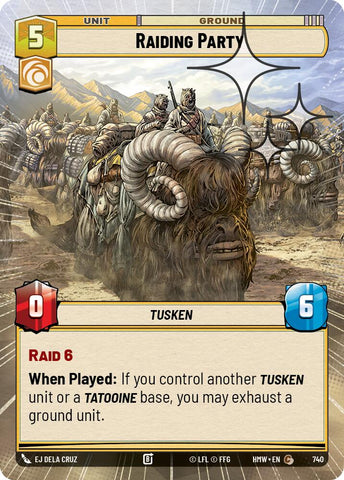 Raiding Party [Hyperspace Foil] (Homeworlds)(HMW-740)(C)