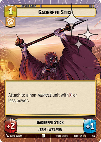 Gaderffii Stick [Hyperspace Foil] (Homeworlds)(HMW-745)(C)