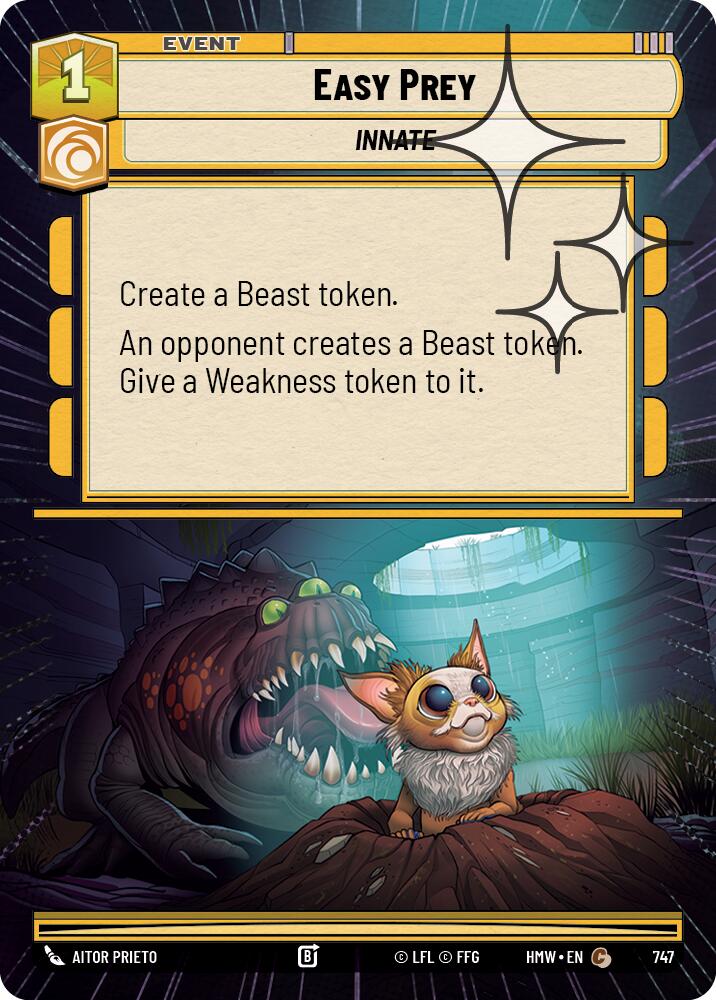 Easy Prey [Hyperspace Foil] (Homeworlds)(HMW-747)(C)