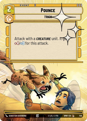 Pounce [Hyperspace Foil] (Homeworlds)(HMW-749)(C)