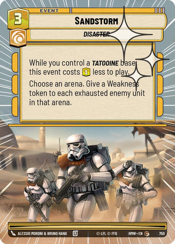 Sandstorm [Hyperspace Foil] (Homeworlds)(HMW-750)(C)