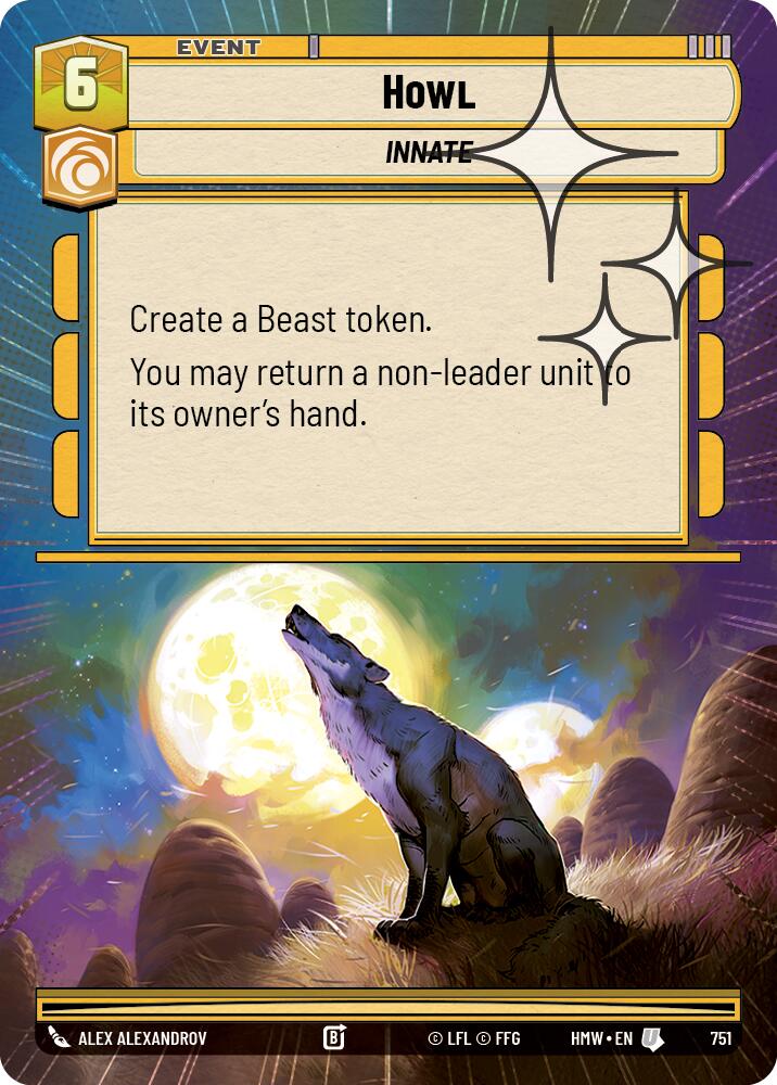 Howl [Hyperspace Foil] (Homeworlds)(HMW-751)(U)