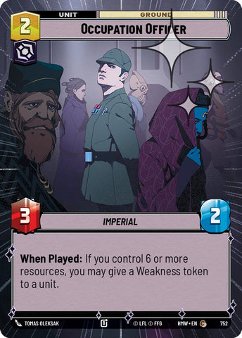 Occupation Officer [Hyperspace Foil] (Homeworlds)(HMW-752)(C)