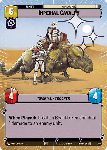 Imperial Cavalry [Hyperspace Foil] (Homeworlds)(HMW-760)(C)