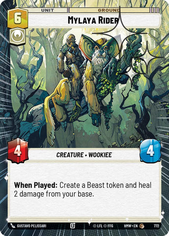 Mylaya Rider [Hyperspace Foil] (Homeworlds)(HMW-772)(C)
