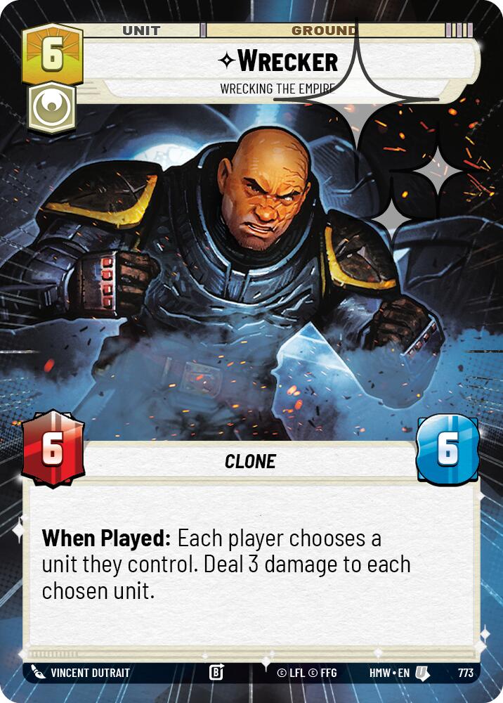 Wrecker - Wrecking the Empire [Hyperspace Foil] (Homeworlds)(HMW-773)(U)