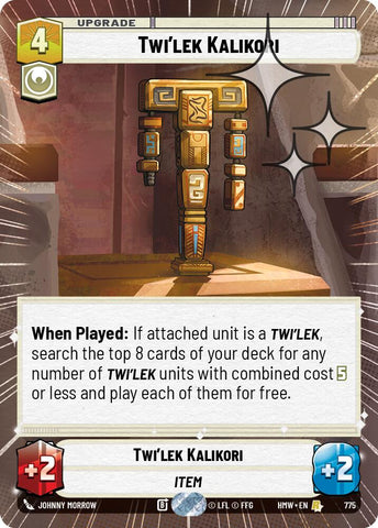 Twi'lek Kalikori [Hyperspace Foil] (Homeworlds)(HMW-775)(R)